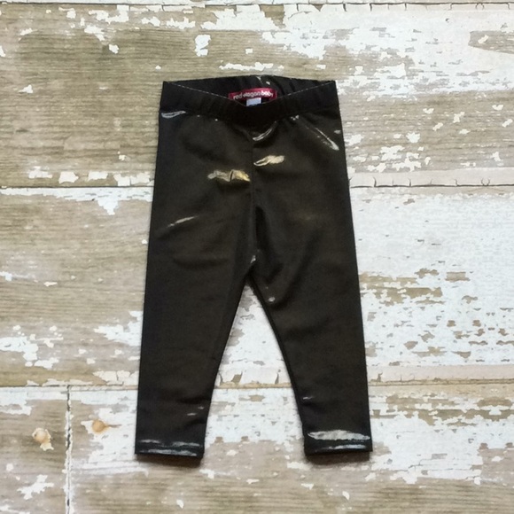 Red Wagon Baby Bottoms Red Wagon Baby All Black Leather Pants